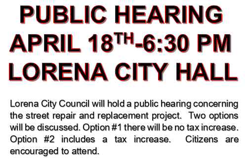 Public Hearing
