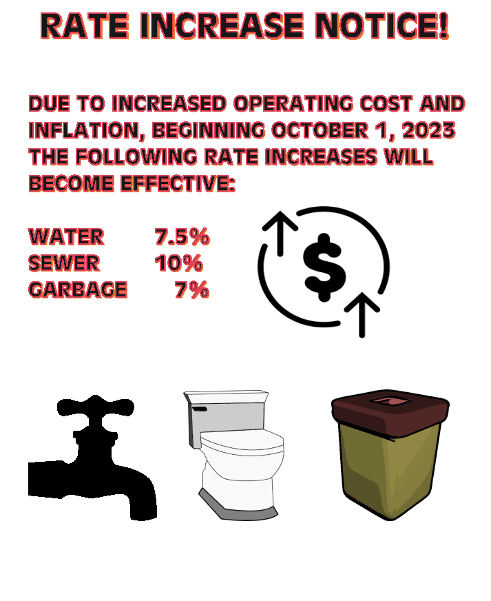 RATE INCREASE NOTICE 2