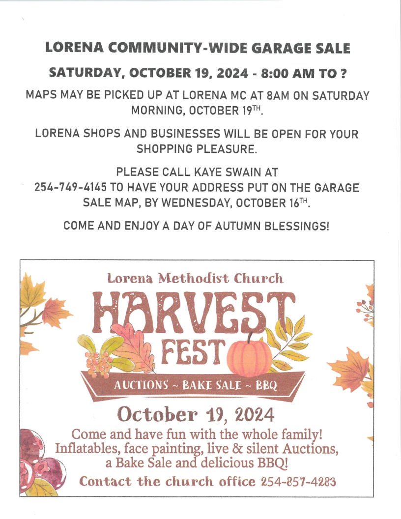 COMMUNITY WIDE GARAGE SALE (2)